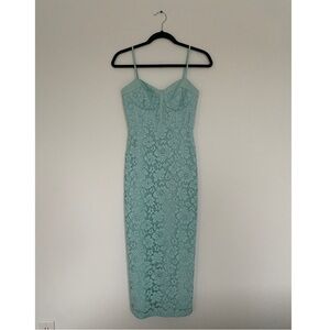 Ever New Mint Lace Midi Dress